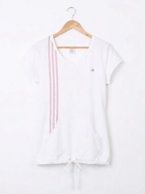 Adidas Women’s Climacool Shirt XL White Pink